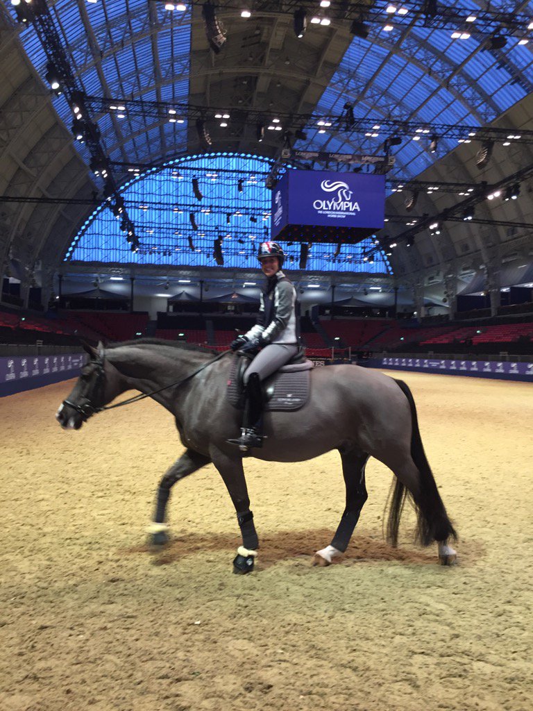 It may be all smiles now for Charlotte but we're expecting tears on Wed here <a href="/olympiahorse/">Olympia, The London International Horse Show</a> for Valegro retirement