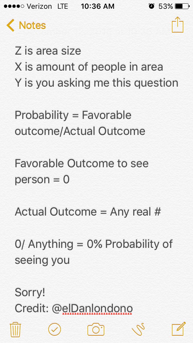 elDanLondono's tweet image. The math for when that person says &quot;How come I don&apos;t see you around any more?!&quot; #Didthemath