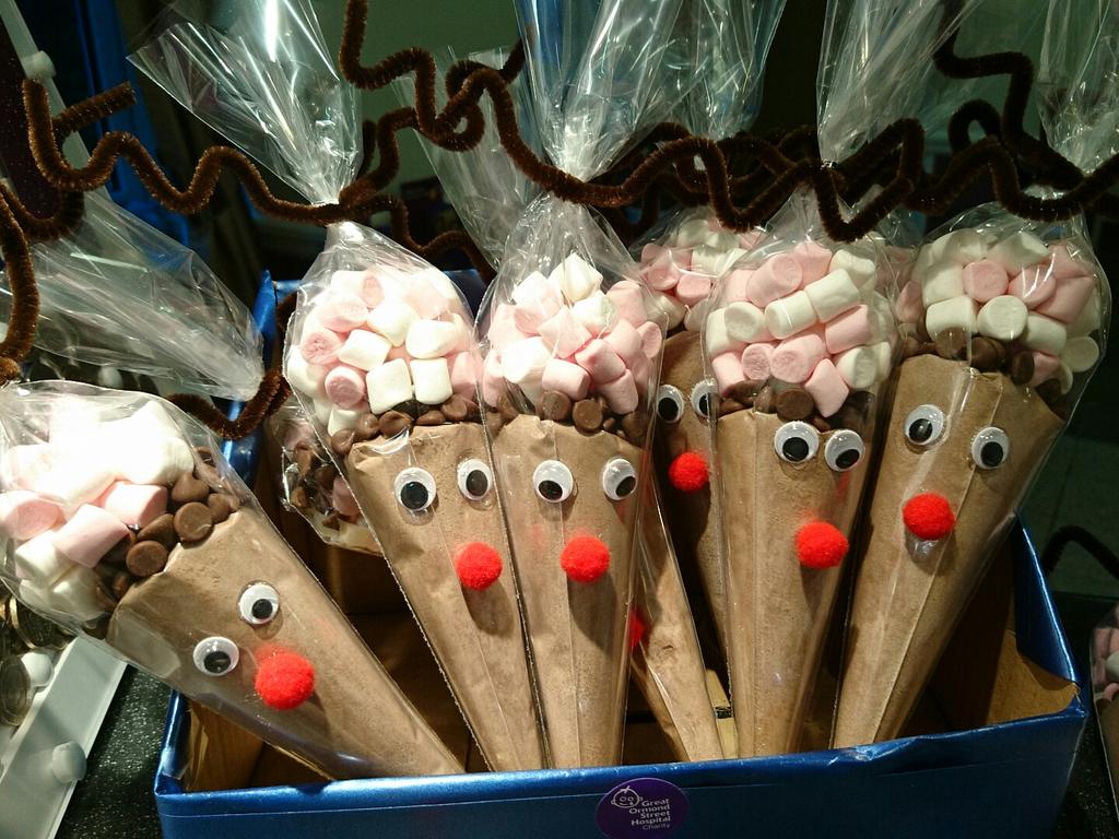 Our Rudolf hot chocolate is 'flying' off the shelves at Newcastle Airport South!  <a href="/GreatOrmondSt/">Great Ormond Street Hospital for Children</a>