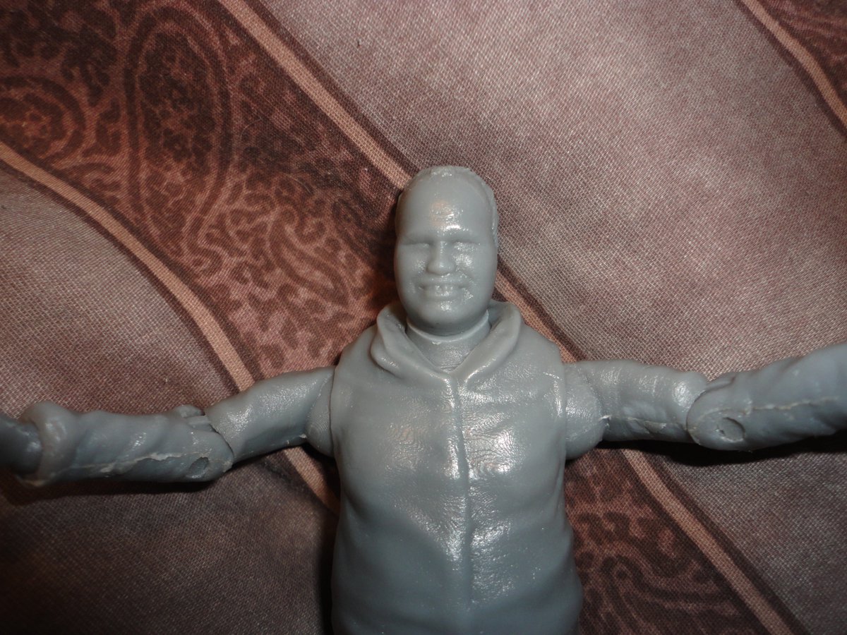 I finally Got My First Action Figure in the Mail Not Yet Painted and it is Not for Sale Just Yet and pretty soon it will be on Sale.