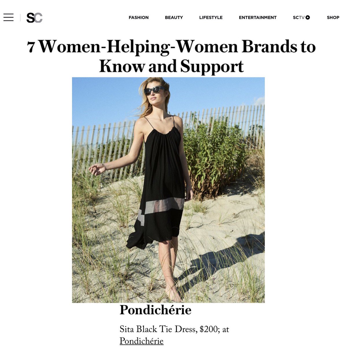 Check out the <a href="/StyleCaster/">StyleCaster</a> post featuring @pondicherieNYC : a women-helping-women brand bit.ly/2hvT7rg