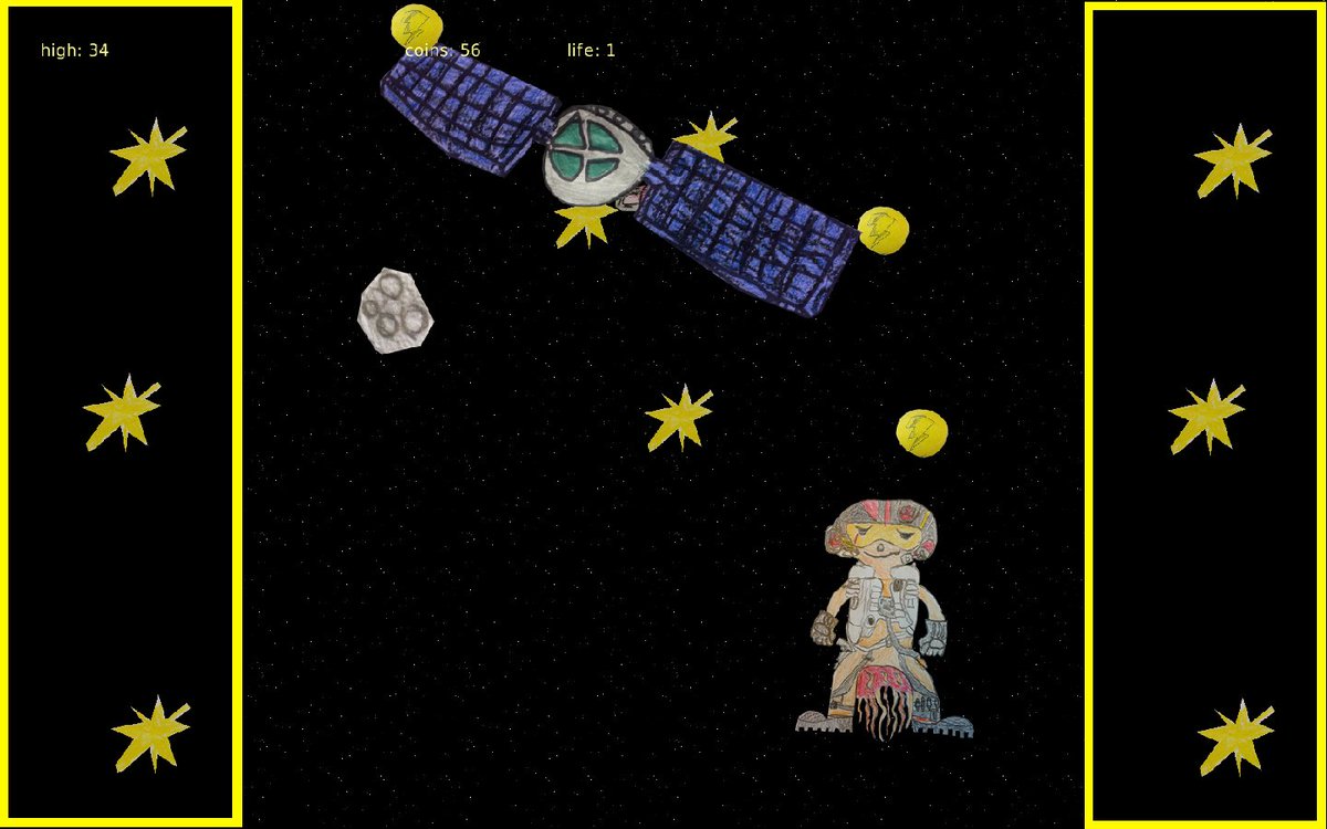 gamedevforkids's tweet image. Cohen's game, Rocket Racers, is out! Collect coins while rocketing to the ISS: mynosehasquitean.itch.io/rocketracers (Mac only for now) #gamedevforkids