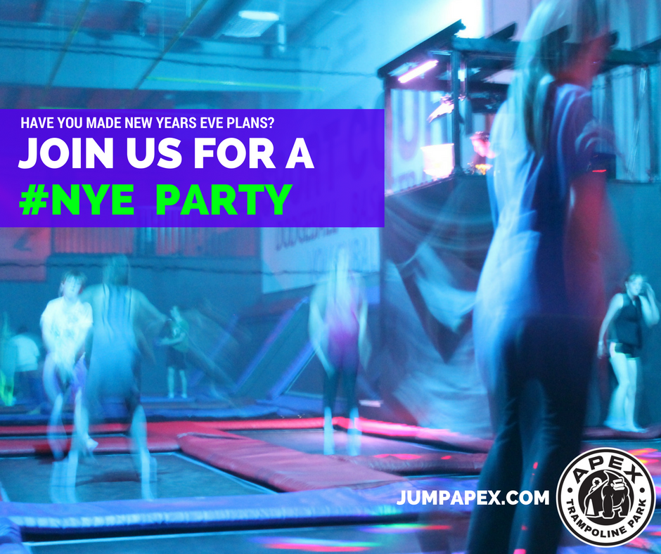 JumpApex's tweet photo. Come &amp; join us at #JumpApex for #NYE Party. 10pm-12am. Free Drink &amp; Slice of Pizza with every 2hr NYE Party Pass! https://t.co/Lww1x5j8Fo https://t.co/jwYU3bT8k6