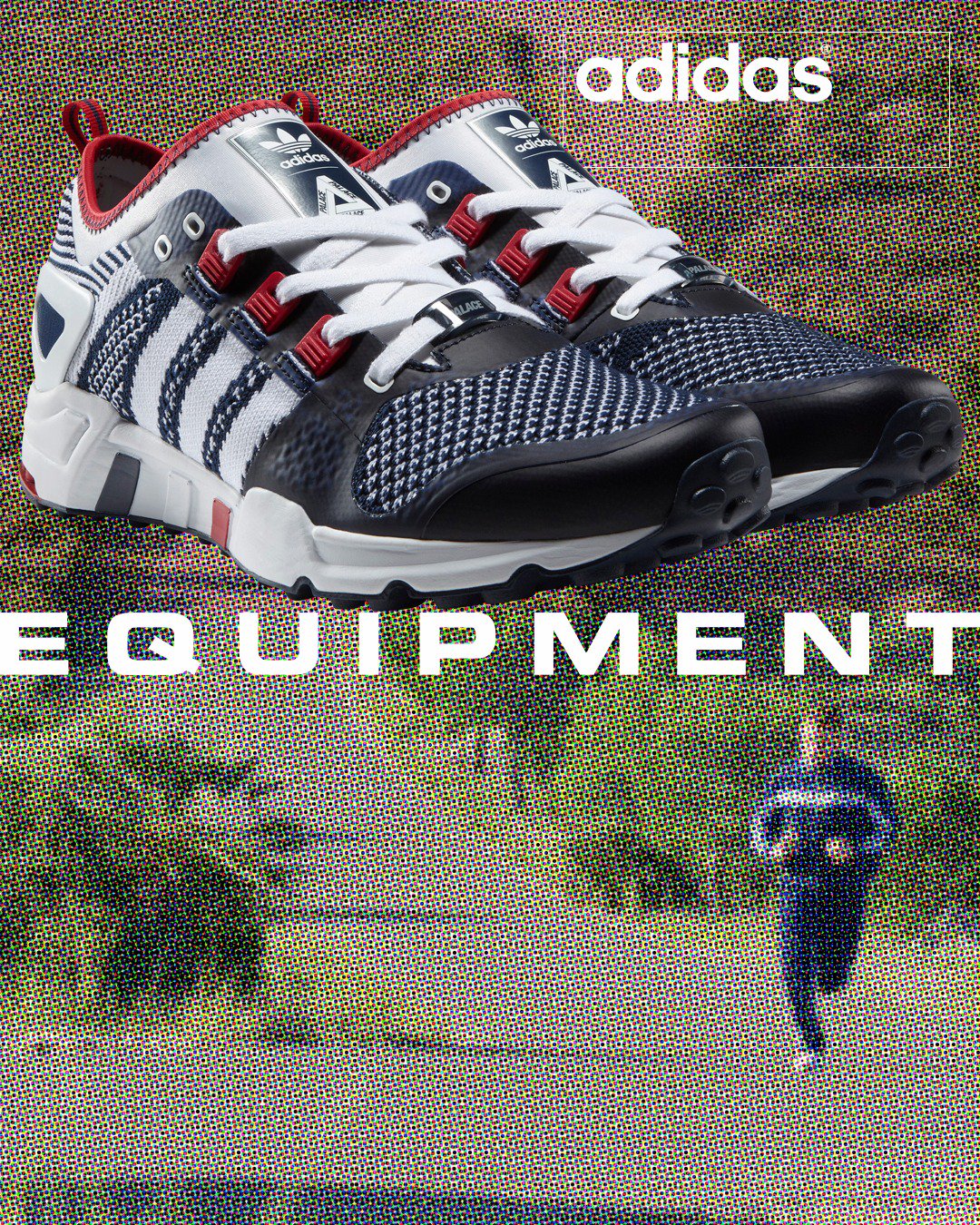 adidas UK on X The PALACE EQT a new running shoe with a jumbo portion of torsion. Drops with a luxurious Chenille velour tracksuit December 16th. https t LZ2Zq8jB05 X