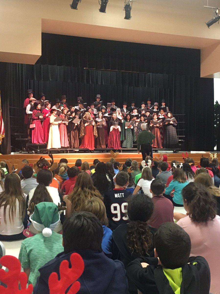 Thank you AHS Madrigals for spreading holiday cheer at PFE!   <a href="/HumbleISD_PFE/">Pine Forest Elem</a>
