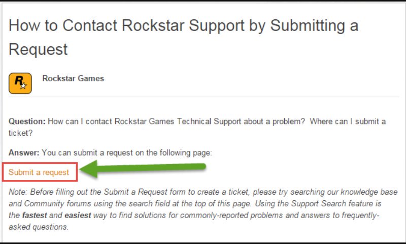 """"""""""'''"''''''"""""""""""""""""""""""""
How to contact Rockstar support by submitting a request.📉📉