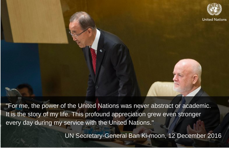 "I have seen the power of international cooperation in taking on our most pressing challenges." Ban Ki-moon to #UNGA bit.ly/2hvGM6q