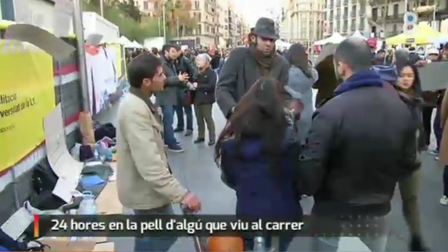 #TodosDurmiendoEnLaCalle "24 hores en la pell d'algú que viu al carrer" (6'07-6'46) @8aldia 8tv.cat/8aldia/8aldia-… #EmprendedoresSinTecho