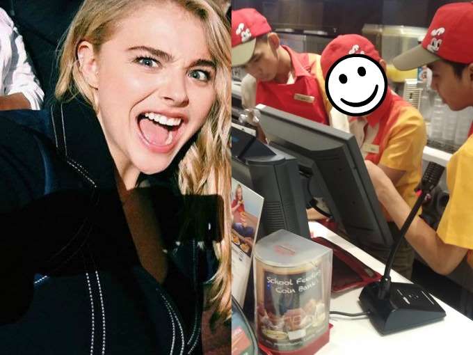 LaGaceta_me's tweet photo. Esta chica es tan parecida a Chloë Grace Moretz, ¡que sorprendió a la actriz! https://t.co/WubNEcisjI @ChloeGMoretz #EdcellChed https://t.co/CVUBvOwHA1