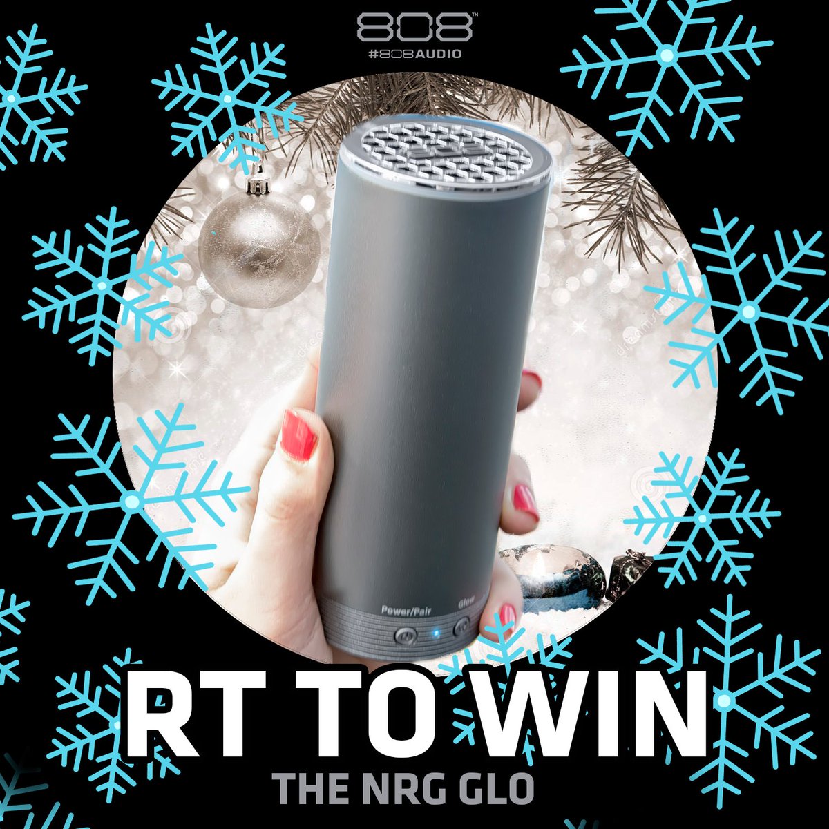 Our December sweeps is here! Follow us and RT this tweet and you could win your own NRG GLO wireless speaker! Ends 12/20, don’t delay!