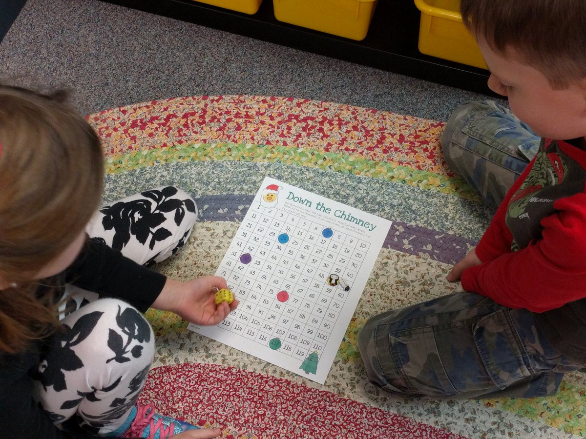 Playing a math game helps us practice our doubles facts! #d60learns