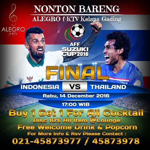 Nobar seru final AFF Cup
#alegrofktvkelapagading