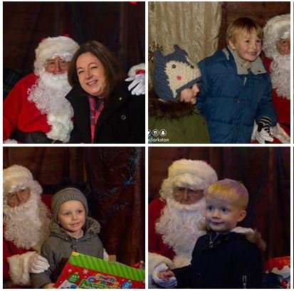 Santa's Grotto at this year's <a href="/ILoveClarkston/">I Love Clarkston</a> was a big hit and raised nearly £500 for local charities. A "big girl" did manage to sneak in!