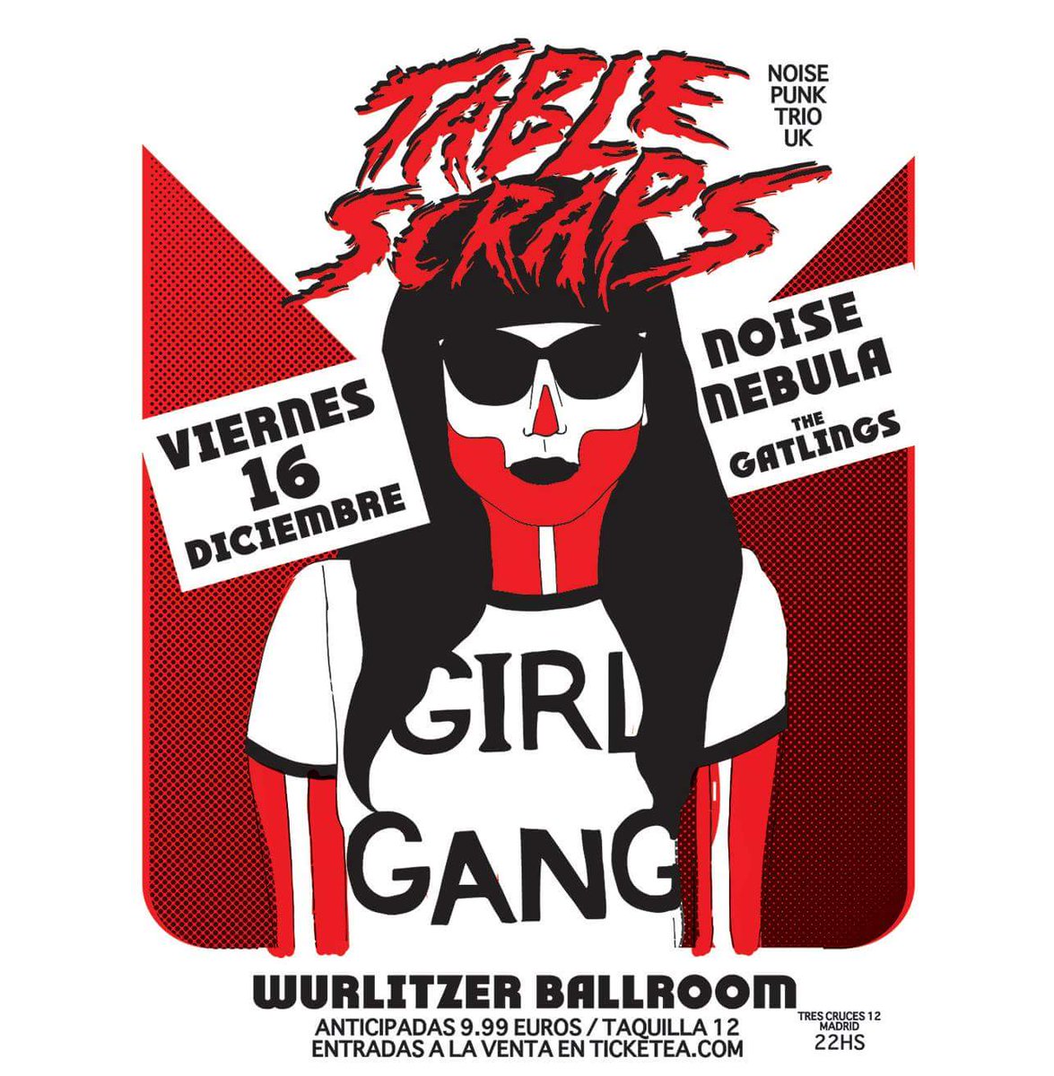 FRIDAY! Our debut on Spanish soil at <a href="/wurlitzerballro/">Wurlitzer Ballroom</a> with <a href="/NoiseNebula/">Noise Nebula</a> + The Gatlings ✌💓 let's go, Madrid!
