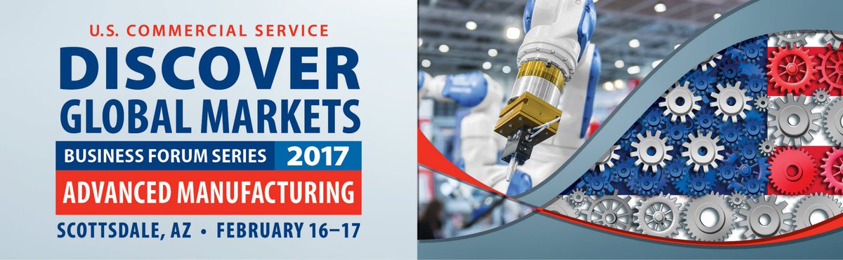 ExportSteveUSCS's tweet image. On Feb 16-17 @ #DiscoverForum #Scottsdale collaborate with U.S. Cmmrcl Diplomats from 20+ cntrys. Reg @ bit.ly/2fyh0dl #ExportsWin