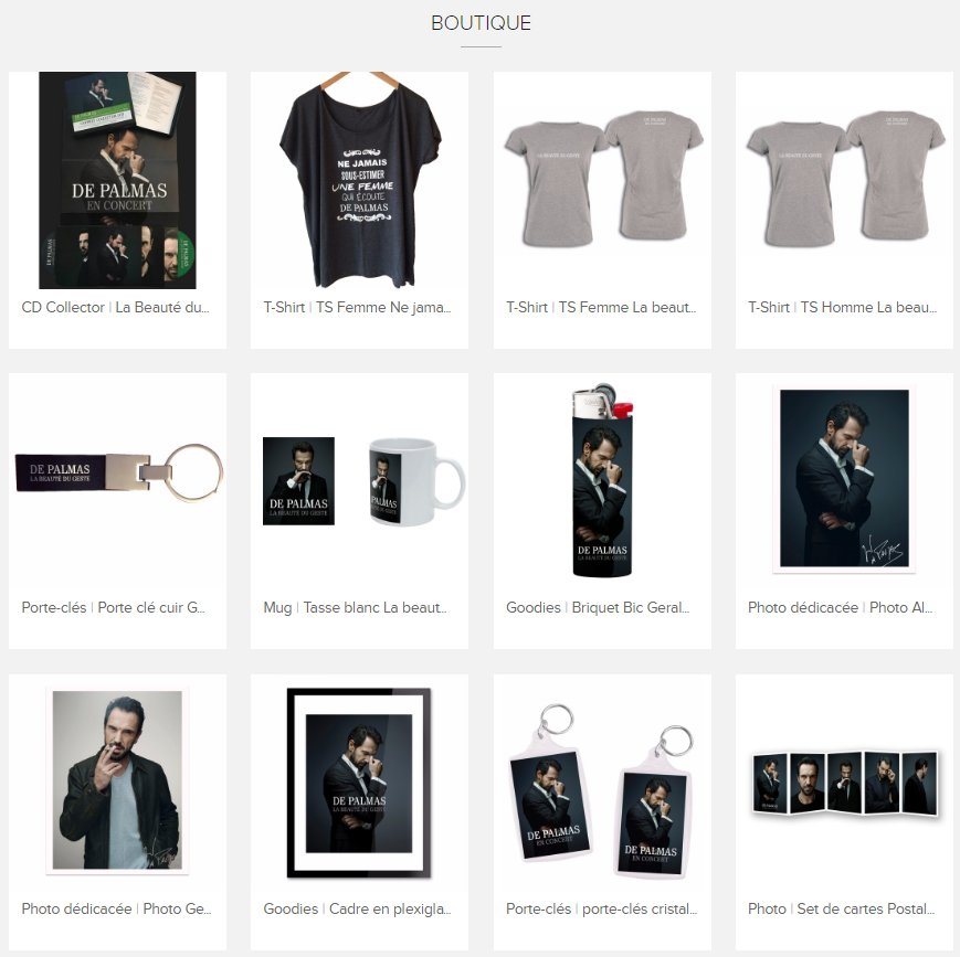 Retrouvez tous les articles De Palmas après chaque concert et sur la boutique officielle ici 👉 po.st/boutiquedepalm…
