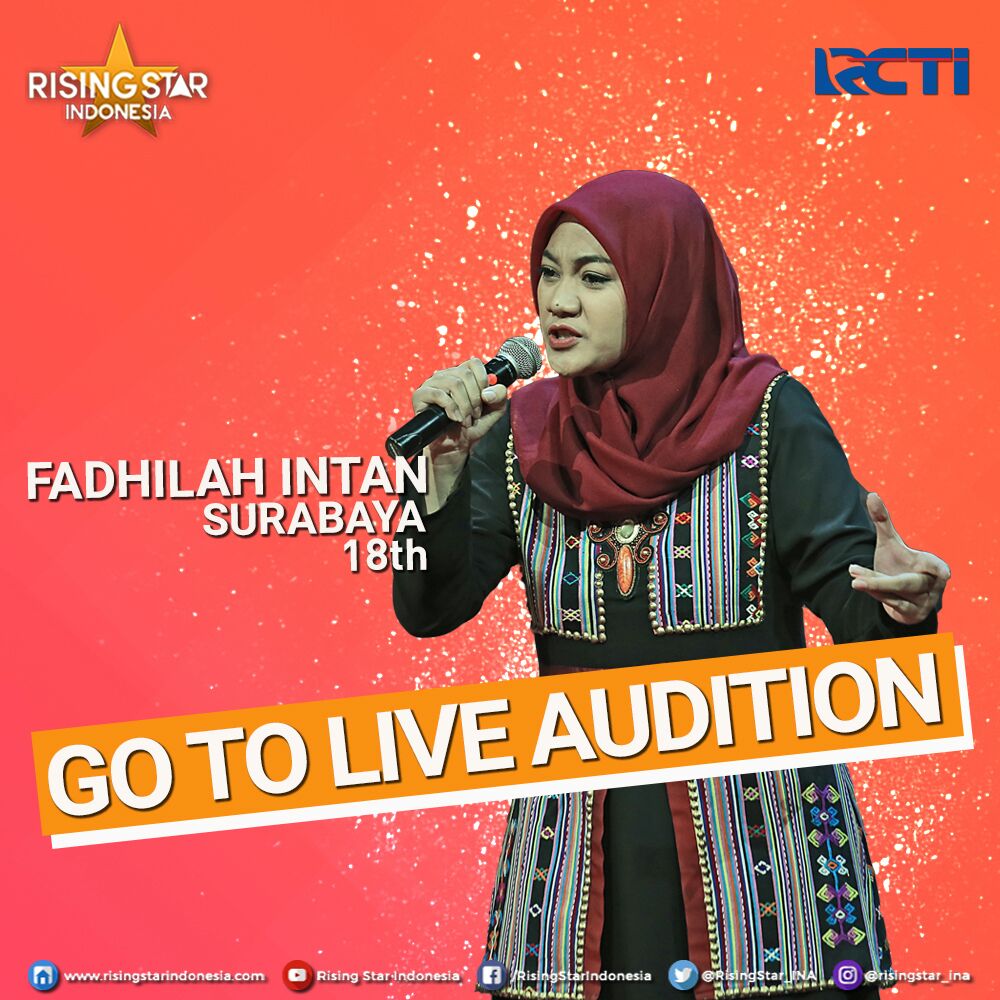 RisingStar_INA's tweet photo. Selamat ya kepada para kontestan  yang lolos ke tahap berikutnya! Sampai ketemu di Live Audition yaa ;)  #RSIRoomAudition1 https://t.co/NxZHtgja00