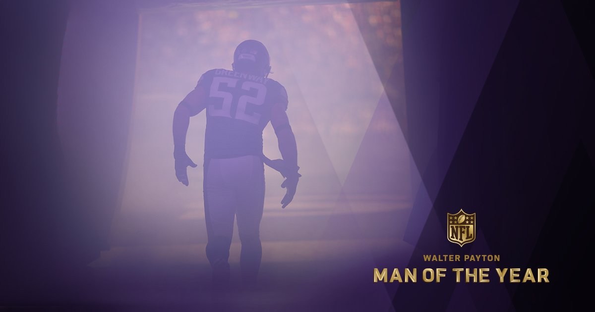 .<a href="/chadgreenway52/">Chad Greenway</a> is our nominee for the 2016 Walter Payton Man of the Year Award.

RT to show your support!

#GreenwayWPMOYChallenge
