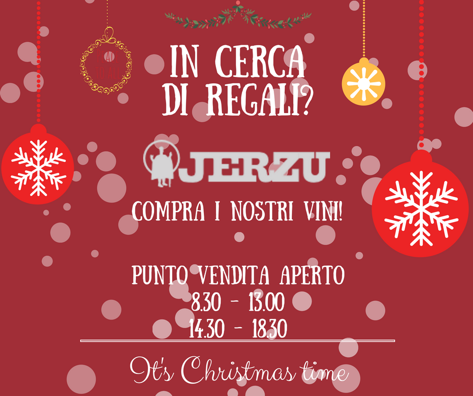AntichiPoderi's tweet photo. Looking for a special #christmas #gift?
Drop by our #winery! We wait for you!
#jerzuantichipoderi #wine #cannonau #jerzu #ogliastra https://t.co/dfoZawSsG1