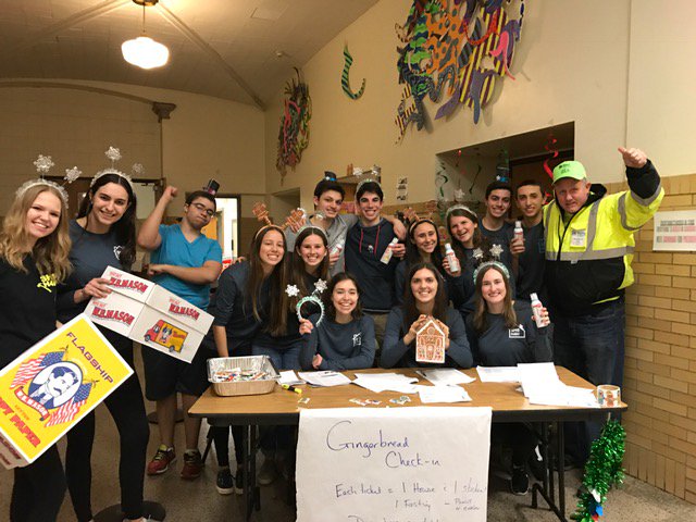 Habitat for Humanity Club's annual Gingerbread House fundraiser was a great success - thanks for your support! #scarsdaleHSpride
