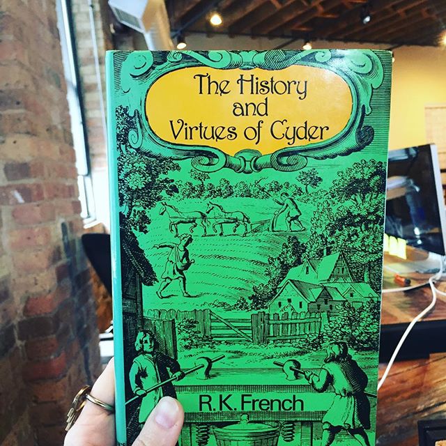 VirtueCider's tweet photo. A friend told us about this book from 1982, and we just had to get our hands on it! Anyone read this one? #cyder #cidermaking #ciderbooks https://t.co/3EtJ5uKlcv