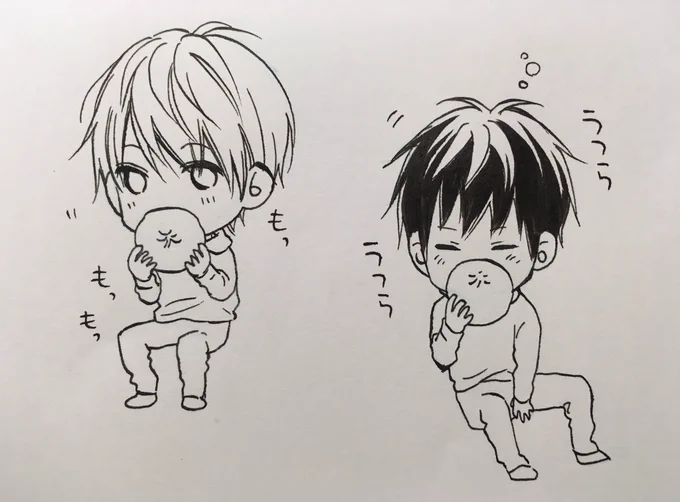 眠いしお腹すいたし… 