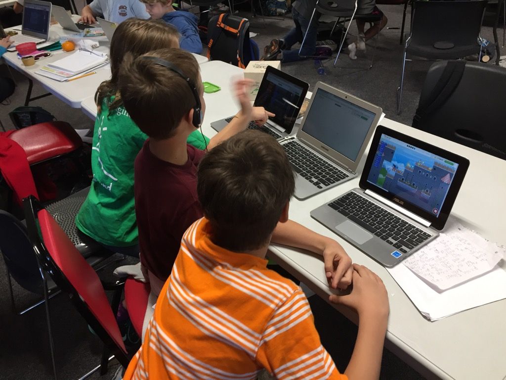 Our Foundations Studio enjoying their <a href="/hourofcode/">Hour of Code</a> time! #microschool #actonacademy #Houston #txeduchat