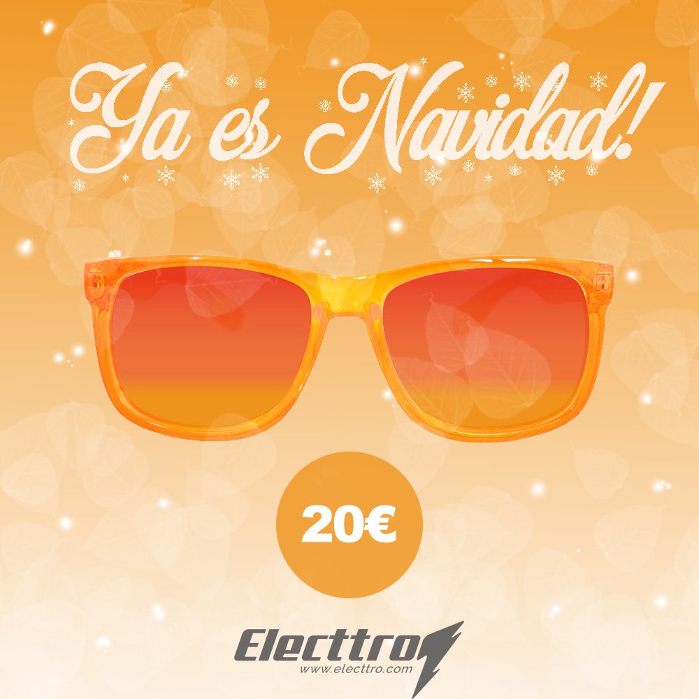 ElecttroEyewear's tweet photo. Ya es Navidad! 🎄
Toda la colección Pumpkin a 20€ sólo durante 48h.
➜ https://t.co/ZO7orB3fvk https://t.co/t59hw9us30