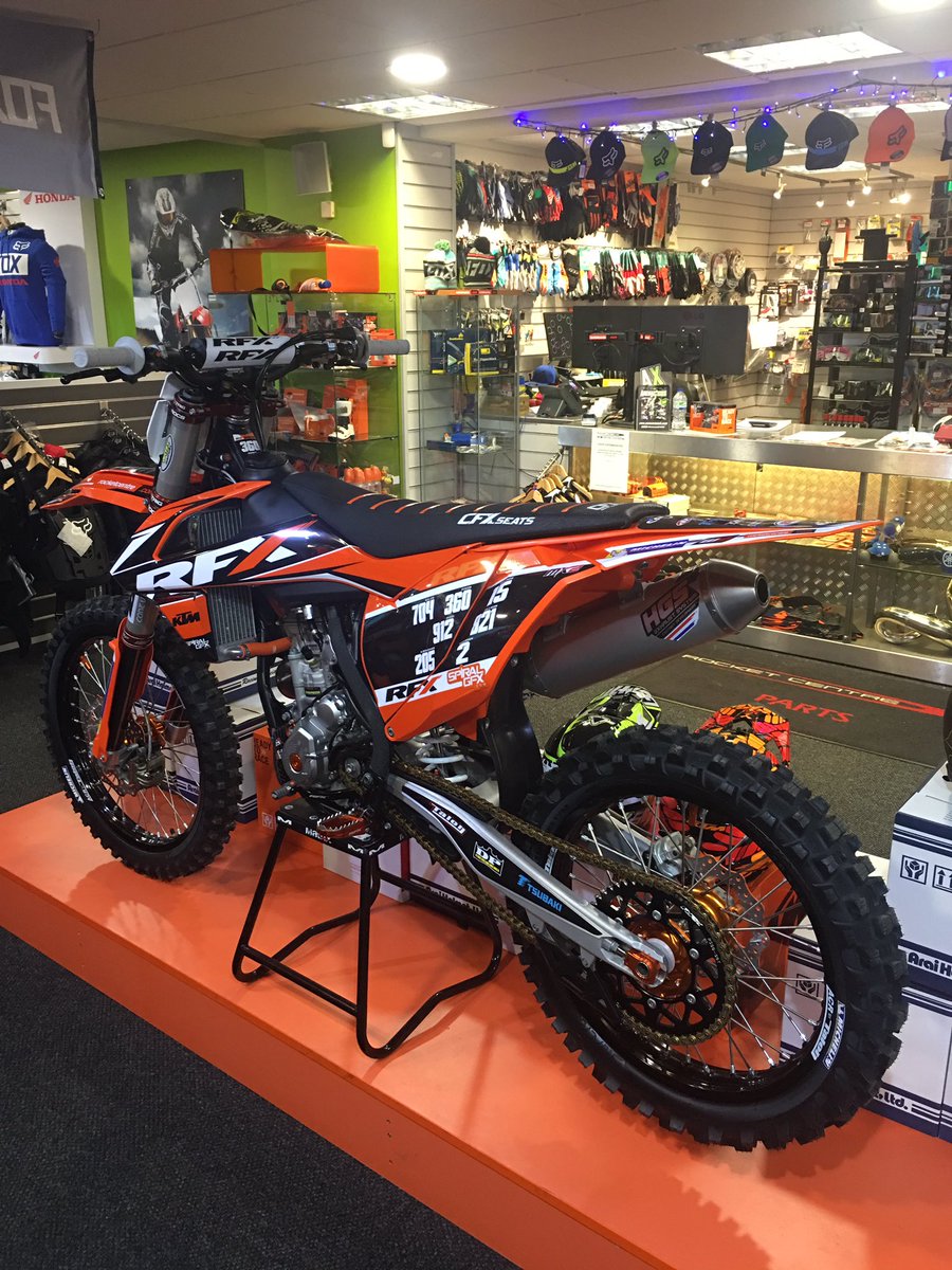 RFXKTM show bike looking trick on display @RocketCentre