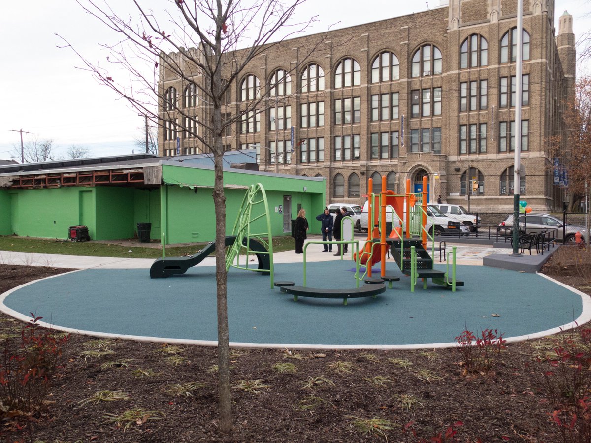 Thanks to all who came out last week to celebrate the opening of our newest green space in West Philly – Conestoga Community Playground.