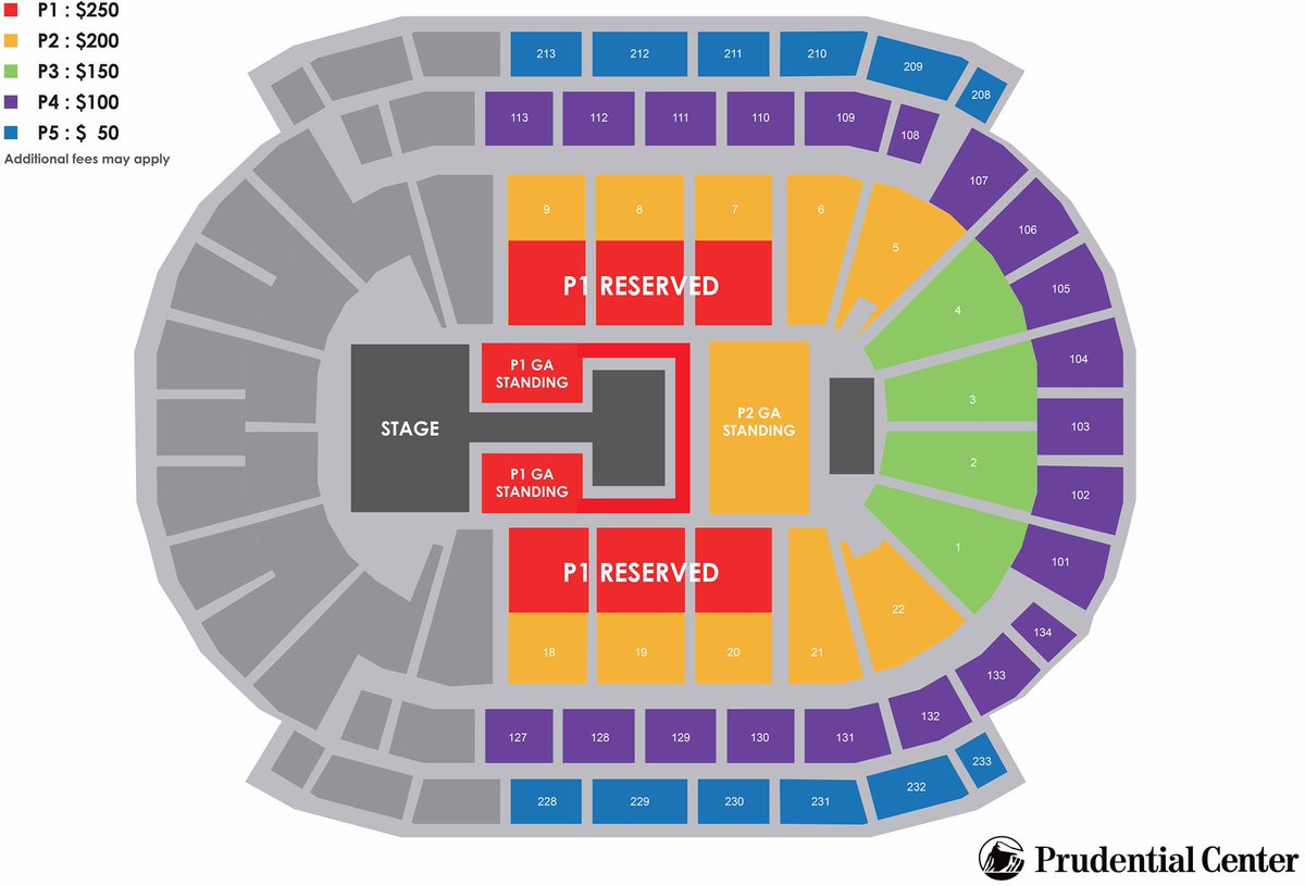 Prudential Center Nj Seating Chart