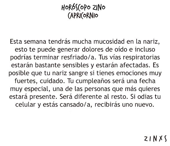 zinos__'s tweet photo. #EnCu4troEsMejor
#HoróscopoZino #Capricornio
Parte I, II, III &amp; IV. https://t.co/jM78V7hQ5i