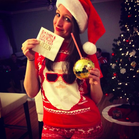 Our Swoozie's Graphic Designer, Lindsay, knows how to celebrate a tacky Christmas party! Shop these items and more! bit.ly/2hq1fH9