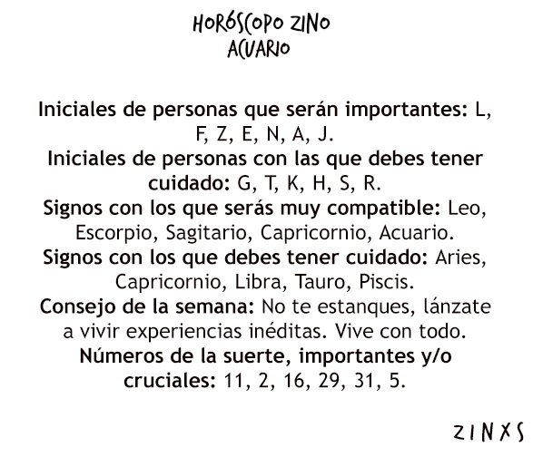 zinos__'s tweet photo. #EnCu4troEsMejor
#HoróscopoZino #Acuario
Parte I, II, III &amp; IV. https://t.co/TUn0pnFpT2