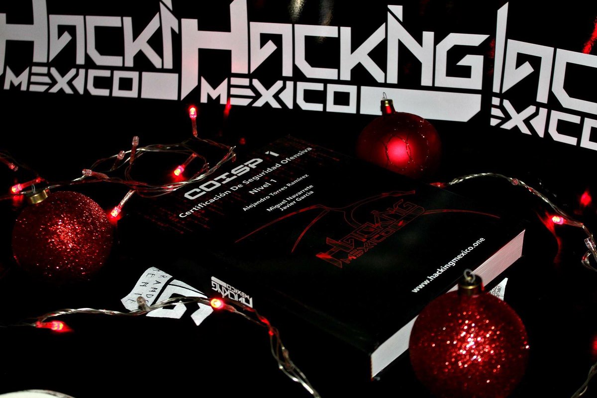 hacking_mexico's tweet image. El mejor regalo que puedes esperar esta navidad es #labibliadelhacking Precio:$2000 (envío gratis)
Incluye USB con herramientas

#FelizLunes
