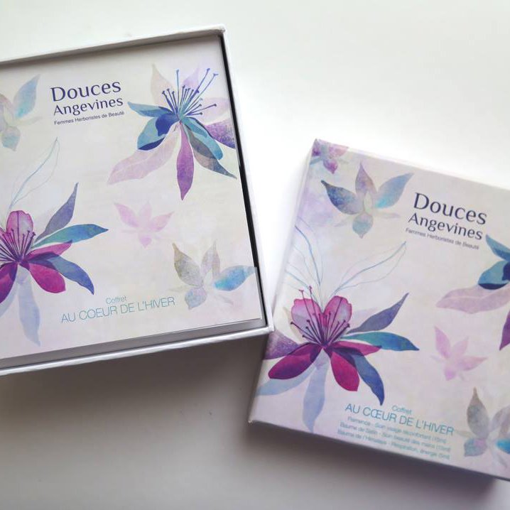 Envelop's tweet image. Prima samenwerking tussen illustratrice Izumi Idoia en het Franse biologische cosmeticamerk @DoucesA.