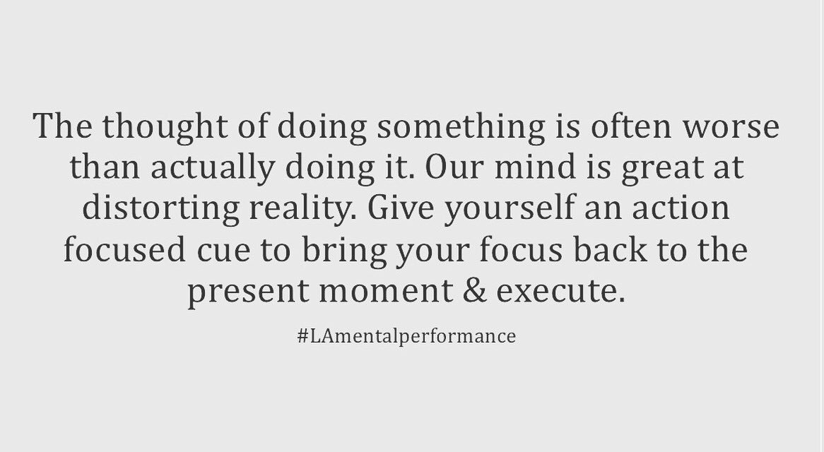 _laurenjohnson_'s tweet photo. For example: "don't mess up" vs. "lock your ankle and drive through the ball." #LAmentalperformance https://t.co/yv9TLn9Wix