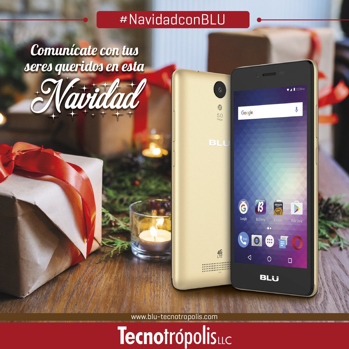 TuTecnotropolis's tweet photo. Perfecto para un regalo estas navidades #BLU Studio G HD LTE perfecto rendimiento y 4G LTE #NavidadConBLU y #Tecnotropolis https://t.co/Je3gTiLHxk