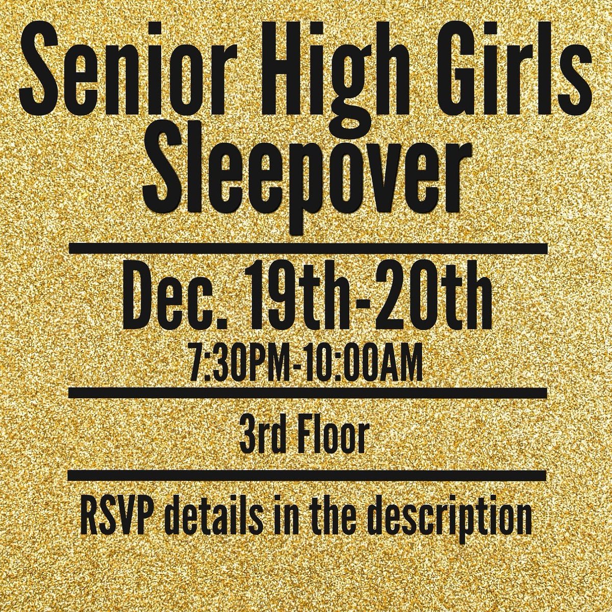 JDUBYouth's tweet photo. Join Kristen, Harper, and Patricia next week for the Senior High Girls Sleepover! Let us know if you're joining us! We cant wait! #JWYouth https://t.co/9vtMk4AMHw