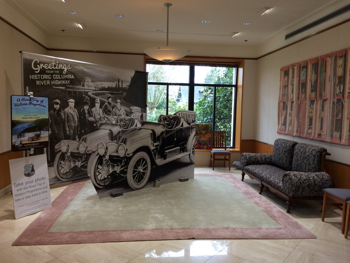 Visit <a href="/OregonArchives/">Oregon State Archives</a> this month to get your picture taken with the Road Trip of Historic Proportions and check out the great exhibit!