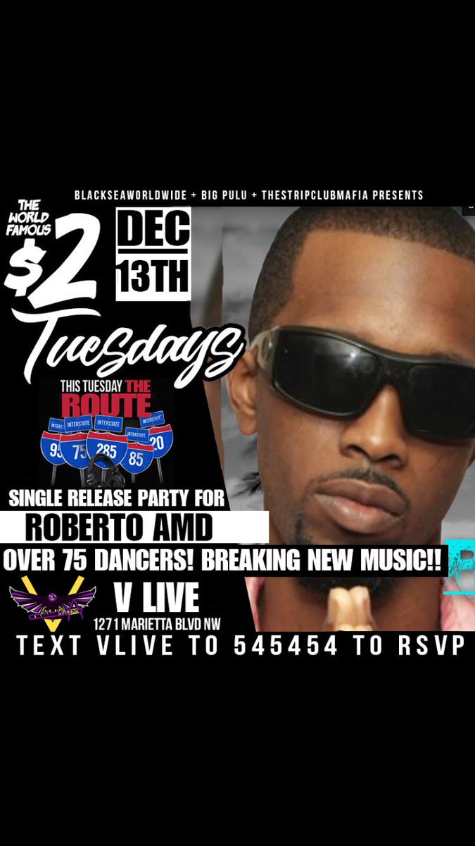 RobertsonDieudo's tweet photo. All my followers in atl get at me to be added to my guest list tomorrow Tuesday December 13 @vliveatl https://t.co/1e1RVfxKV7