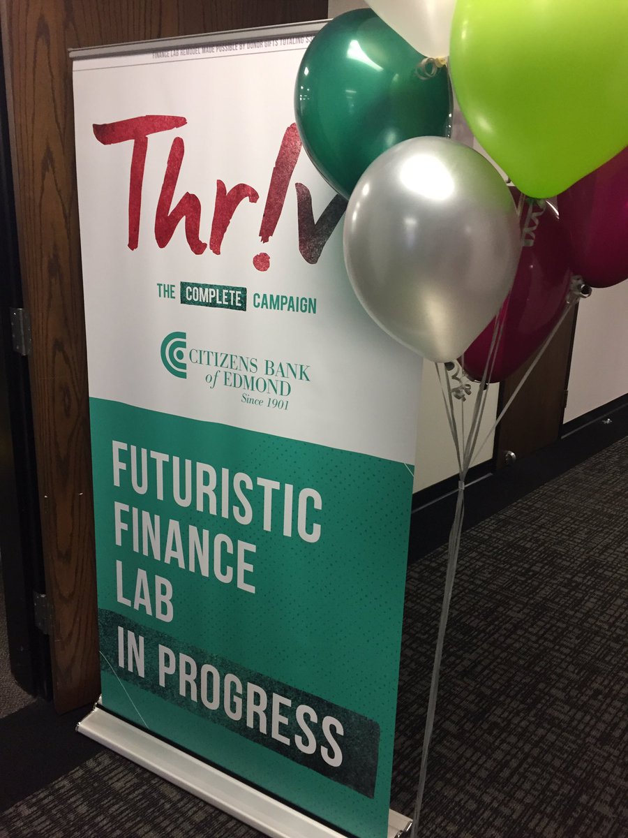 CitizensEdmond's tweet image. Excited to support the new @okchristian Citizens Bank of Edmond's Finance Lab! We can't wait for the grand opening! #banklocal