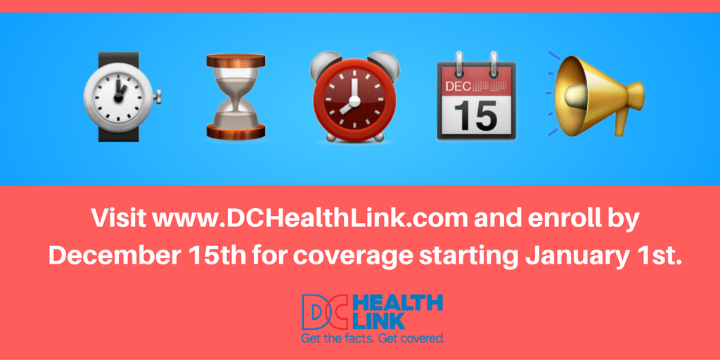 DCHealthLink's tweet photo. Start 2017 promoting your optimal heath. Visit https://t.co/GZsW08SRDs and enroll by 12/15 for coverage that begins 1/1/2017 https://t.co/EYaXPQsf8D