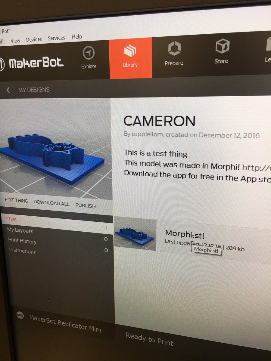 mstrcap's tweet photo. Using Morphi app in the Autism Electronics class to create 3D models from 2D drawings. #morphi #hhselectronics @MerylNorych @BravermanHHS https://t.co/vYrmuOqT9q