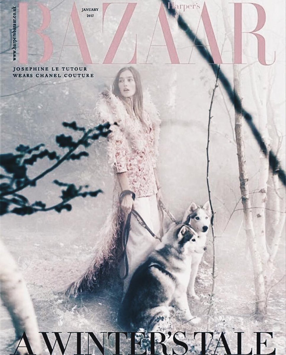 A Winter's Tale. ❄️❄️ Hair by <a href="/philippe_____/">Philippe Tholimet</a> using <a href="/oribe/">Oribe Hair Care</a> for <a href="/bazaaruk/">BazaarUK</a>. Regram: <a href="/oribeuk/">Oribe UK</a>.