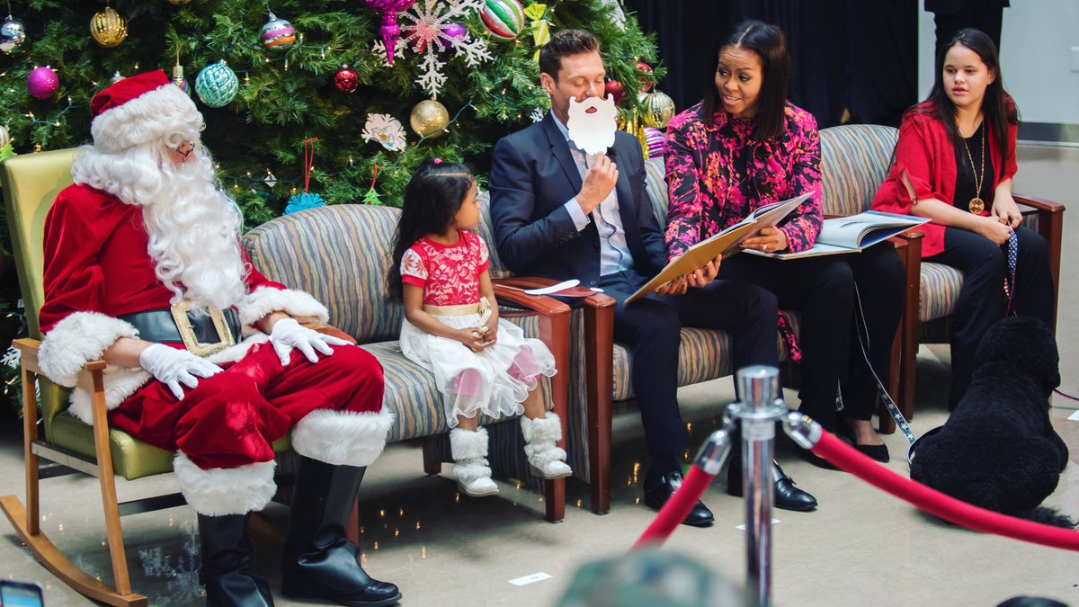 It was an honor (and so fun) joining <a href="/FLOTUS/">First Lady Melania Trump</a> to visit patients &amp; families at <a href="/childrenshealth/">Children's Health</a> and read 'Twas the Night Before Christmas.