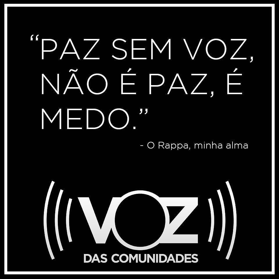 #VozDasComunidades