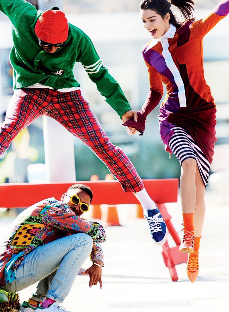 itsOddFuture's tweet image. tyler, kendall, and taco for vogue magazine