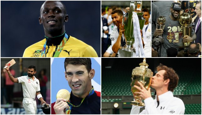 Sport360's tweet photo. #360Awards: Bolt, Ronaldo, Murray, Phelps, Kohli or LeBron? 

Vote now for your International Sportsman of the Year; https://t.co/shJ68YK1oe https://t.co/WhBNV24HFM