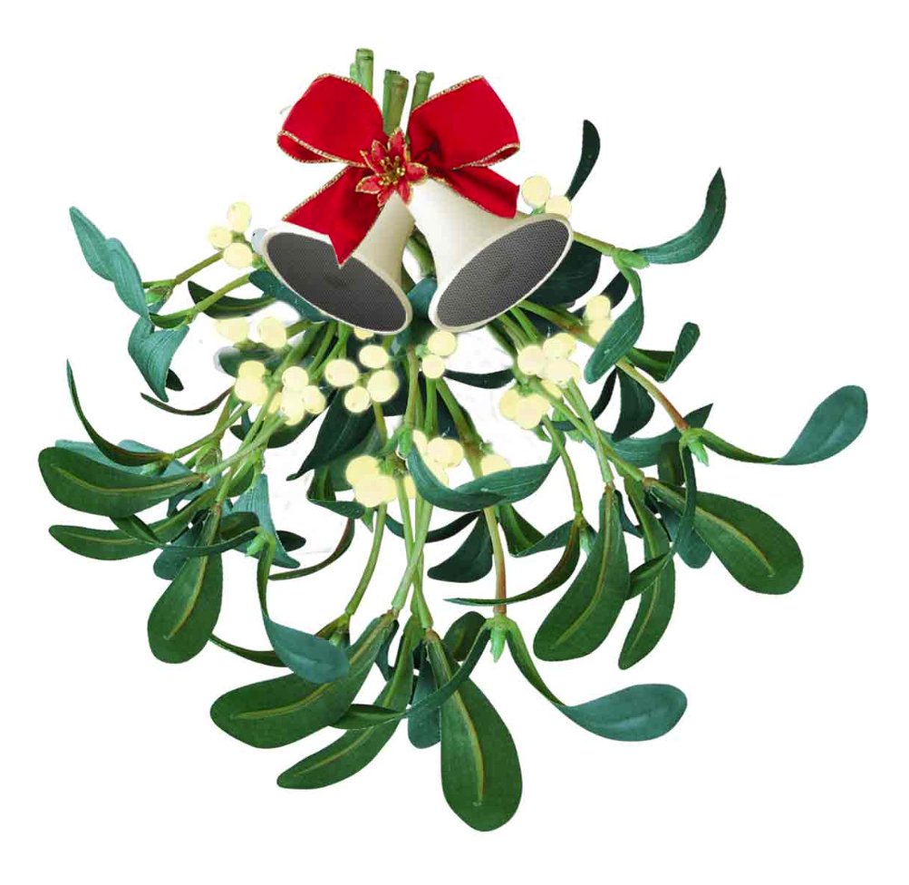 SamuelSquirrel's tweet image. "Oh, here you are, my little friend" Samuel cut a mistletoe branch and, using the ladder, hung it up. Plus a hazelnut.||Thanks Warren